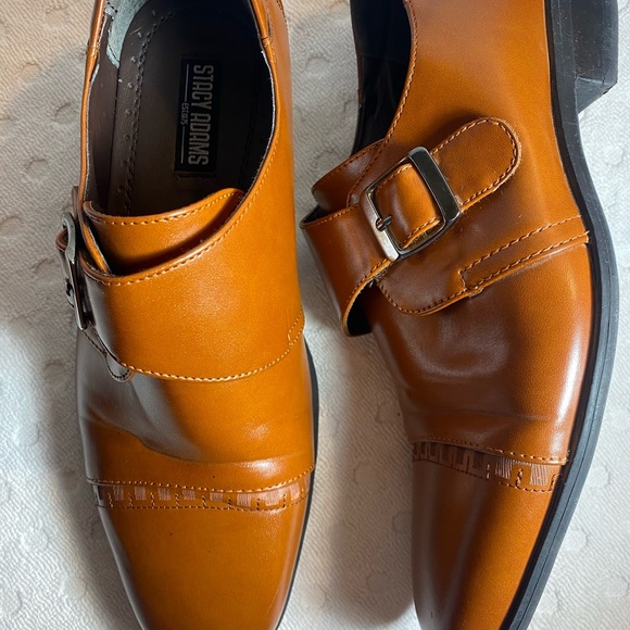 STACY ADAMS KIDS MACMILLIAN 
Cap Toe Monk Strap Dress Shoe - Picture 15 of 16